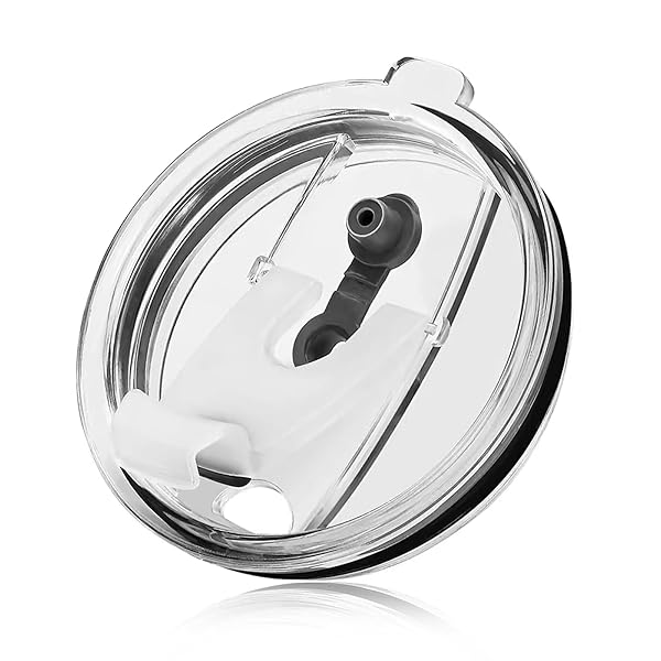 タンブラー 蓋 交換用タンブラー蓋 真空断熱マグカップ用フタ 蓋 フタ ストロー口付き 透明 保温・保冷..