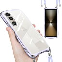 Xperia 1 VI SO-51E 用 ケース クリア ショルダー ストラップ付き Xperia 1 VI so-51e 用 カバー 透明 肩掛け 斜めかけ TPU シリコン メッキ加工 耐衝撃 全面保護 薄型 韓国 可愛い 縄掛け エクスペリア