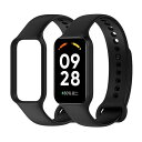 シャオミ Redmi Smart Band 2 交換バンド 2個セット Xiaomi Band 8 Active 換えバンド 時計ベルト TPU 柔らかい シリ...