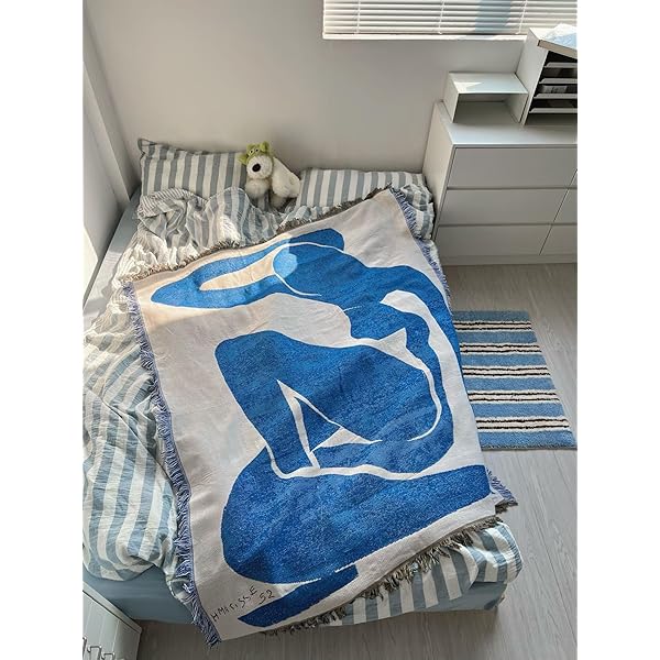 Henri Matisse アンリ・マティス Nu bleu ベッドスロー,ブランケット マルチカバー, ソファカバー， 130×160cmのサムネイル