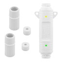 防水 POE エクステンダー 10/100Mbps 信号アンプピーターリ IEEE 802.3af/at 標準仕様、 100M 超長距離信号延長、 壁に取り付けられたデザイン、PoEカメラ/ワイヤレス デバイス/PoE機器などに電力や信号を供給