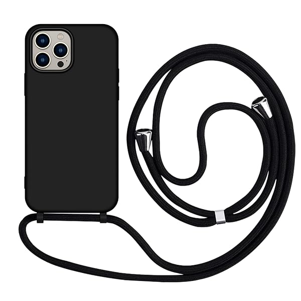 iPhone 13 Pro ケース シリコン 耐衝撃 衝撃吸収 tpu ソフト 肩掛け 斜めかけ 縄掛けケース アイフォン..