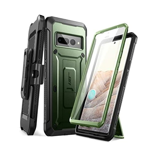 GooglePixel7Pro ケース 全面保護 耐衝撃 米軍MIL規格取得 防塵デザイン 液晶保護フィルム付き 内蔵スタンド付き 腰掛けクリップ付属 黒 UBProシリーズ GooglePixel7Pro ケース 全面保護 耐衝撃 米軍MIL規格取得 防塵デザイン 液晶保護フィルム付き 内蔵スタンド付き 腰掛けクリップ付属 黒 UBProシリーズ