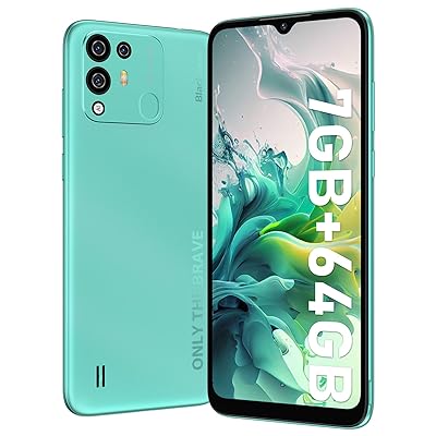 Blackview A55 Pro スマートフォン本体 Android 11スマホ 6.52"HD大画面ディスプレイ720x1600解像度 通信デュアルsimフリースマホ本体 RAM7GB+ROM64GB+(1TB拡張可能)4Gスマホ 3眼AIカメラ