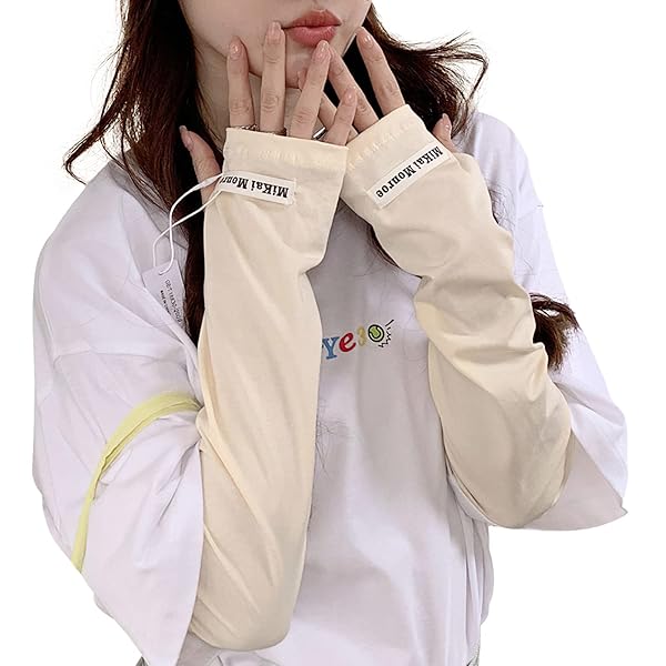 アームカバー レディース かわいい UV 夏 アームスリーブ 【手の甲まで日焼け止め・紫外線対策・ひんやり冷感】 ゆったり UPF50+ UVカットアームカバー...