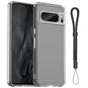 【2023年の新】For Google Pixel 8 Pro 用 ケース 強化されたコーナー 軽量 TPU アジャスタブル・ランヤード付耐衝撃 落下防止 耐摩耗性 防水性 指紋防止 より良い滑り止め すり傷防止 ストラップホール Google Pi