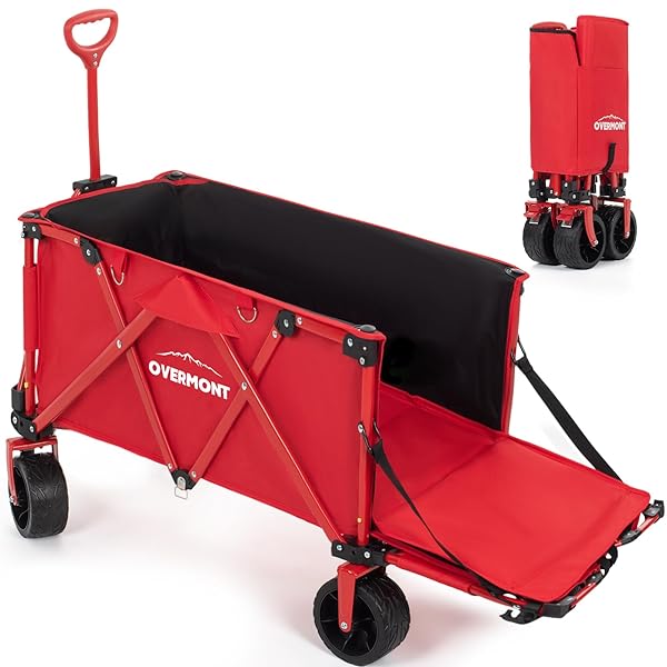 キャリーワゴン【 大型タイヤ 150L大容量 長物対応 】自立収納 耐荷重120kg ワンタッチ収束式 後部展開..