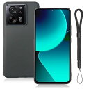【2023年の新】For Xiaomi 13T/13T Pro ケース 高耐久性 耐衝撃 柔らかいTPU素材 マット質感 アジャスタブル・ランヤード付軽量 防水性 より良い滑り止め すり傷防止 ストラップホール Xiaomi 13T/13T Pro