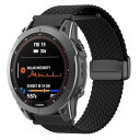 スマートウォッチバンド 替えベルト 22mm ガーミン255 バンド 弾力ナイロン製 マグネットバックル GarminForerunner255/265/265...