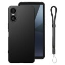For Xperia 10 VI ケース 高耐久性 耐衝撃 柔らかいTPU素材 マット質感 アジャスタブル・ランヤード付軽量 防水性 より良い滑り止め すり傷防止 ストラップホール Xperia 10 VI SO-52E /SOG14 保護カバー(ブ