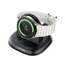 Galaxy Watch 7用 充電器 Galaxy Watch Ultra用 充電器 スマートウォッチ ケーブル ギャラクシー スタンド 磁気 Samsung Galaxy Watch ultra/7/6/5/4/3対応 ブラック