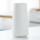 花瓶 フラワーベース 花器 セラミック ホワイトブラック おしゃれ 北欧 陶器 生け花 インテリア 家の装飾 (ホワィト-大きい(高さ:22cm))(3)