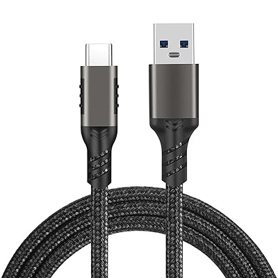 USB C to USBケーブル (1m/ガン色/10Gbpsデータ転送) USB-C & USB-A 3.2(Gen2) ケーブル 60W 20V/3A USB A to USB Cケーブル Xperia/Galaxy/LG/iPad Pro/Ga