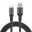 USB C to USBケーブル (1m/ガン色/10Gbpsデータ転送) USB-C & USB-A 3.2(Gen2) ケーブル 60W 20V/3A USB A to USB Cケーブル Xperia/Galaxy/LG/iPad Pro/Ga