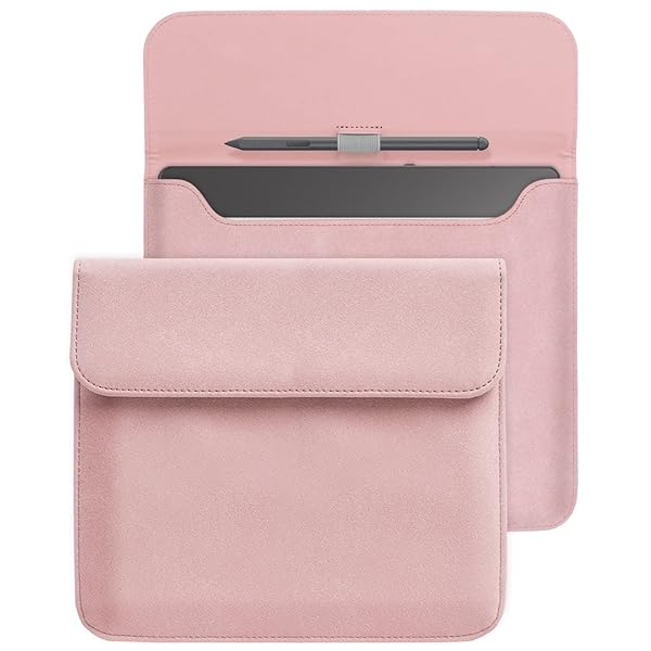 Kindle Scribe（2024/2022年発売）専用スリーブバッグ 10.2インチケース ペンホルダー付き スリムと軽量 持ち運びやすい 磁気開閉