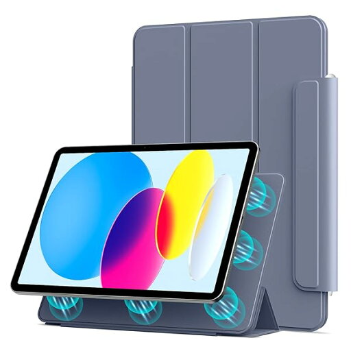 iPad (A16) 11世代 第10世代 ケース (2025/2022) 11/10.9インチ マグネット 磁気吸着 オートスリープ/ウェイク対応 Pencilペン収納 スリム 手触り快適 カバー ブルーグレー iPad (A16) 11世代 第10世代 ケース (2025/2022) 11/10.9インチ マグネット 磁気吸着 オートスリープ/ウェイク対応 Pencilペン収納 スリム 手触り快適 カバー ブルーグレー