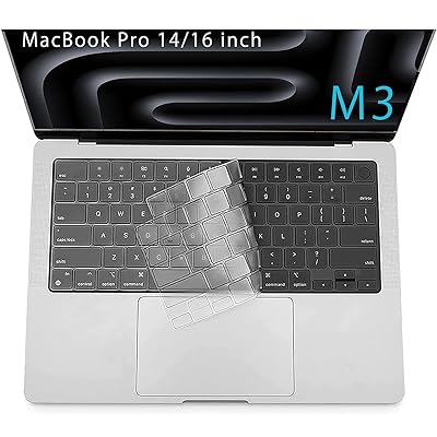 【2023年 M3 モデル】 Macbook Pro M3 14/16 A2991/A2992 キーボードカバー MacBook Air 15インチ キーボードカバー MacBook Air 15''キーボードカバー 英语（US） 配列 Touch