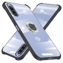 Xperia 10 V ケース クリア リング SO-52D SOG11 スマホケース TPU メッキ加工 リング付き 透明 軽量 薄型 指紋防止 耐摩擦 耐衝撃吸収 耐震 黄ばみ防止 落下防止 フィット感 エクスペリア10V カバー