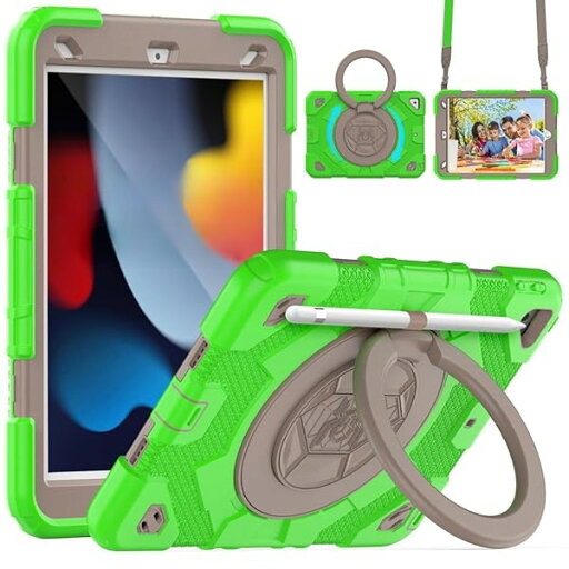 For iPad 6世代/5世代/Pro 9.7/Air2 9.7インチケース カバー 360度回転 スタンド ハンドル付 ペン収納 頑丈 丈夫 耐衝撃 持ち手付き 肩掛け 斜め掛け iPad6 iPad5 iPad Air2 Air 9.7 インチ For iPad 6世代/5世代/Pro 9.7/Air2 9.7インチケース カバー 360度回転 スタンド ハンドル付 ペン収納 頑丈 丈夫 耐衝撃 持ち手付き 肩掛け 斜め掛け iPad6 iPad5 iPad Air2 Air 9.7 インチ