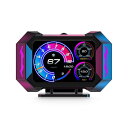 車載HUD P25 OBD + GPS + 傾斜計 + アンビエントライト 加速テスト スピード違反警告 ECUデータの読み取り すべての車種に対応可能 HUD ディスプレイ スピードメーター 故障診断機能を備えています(製品の内容:P25型、1台)