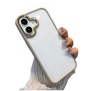 iPhone 16 Plus ケース クリア 透明 アイフォン iPhone16 Plus ケース カバー 2色 配色 薄型 可愛い レディース 背面ケース ハ...