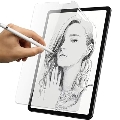 YMYWorld ペーパーライクフィルム iPad Pro 11 (2022 第4世代 M2 / 2020 / 2018) / iPad Air 5 / iPad Air4 用 保護フィルム 紙のような描き心地 反射低減 アンチグレア