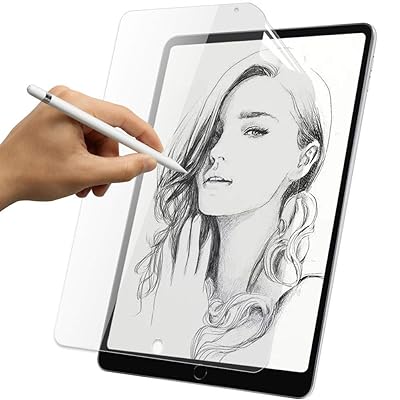 YMYWorld ペーパーライクフィルム iPad Air 10.5 / iPad Pro 10.5 用 保護フィルム 紙のような描き心地 反射低減 アンチグレア