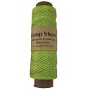 Hemp twine 麻紐 0.5mm 25g 62m巻 2020シリーズ (ライムグリーン)