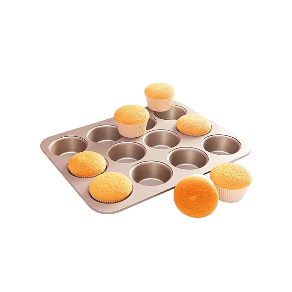 マフィン 型 カップケーキ型粘りにくいケーキ型 (12ケ取)
