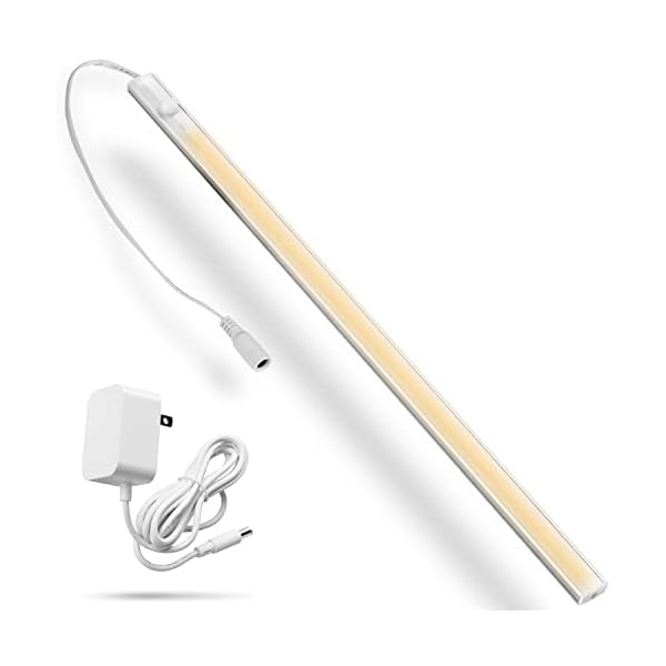 LED 人感センサーライト バーライト 40cm 明るい スリム 薄型 AC電源付き マグネット 貼り付け型 室内/..