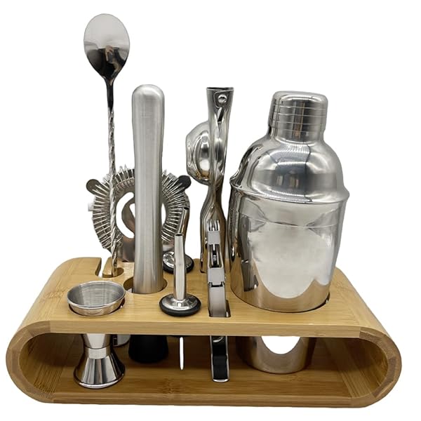 カクテル セット 10点セット 550ml カクテル道具セット カクテルシェイカー セット バーセット カクテル作りセット 高級 バーテンダー カクテルセット (10点セット)