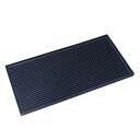 バーマット ラバー PVC キッチン カウンター カクテル&コーヒーバー用バーマット 1枚 (Black)