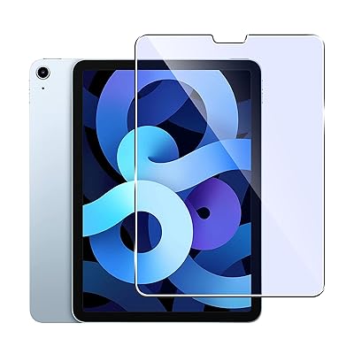 【 ブルーライトカット 】For iPad Air5 (2022) / iPad Air4 (2020) 用の ガラスフィルム ブルーライトカット 10.9インチ 目の疲れ軽減 指紋防止 ipad air 第5世代 /ipad air 第4世代 液晶