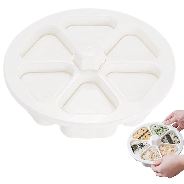 おにぎり型 6穴 三角寿司型キット 反粘着性 おにぎり達人 押し型 簡単便利 おにぎり達人 飲食店 業務用..