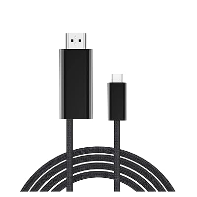 VAVIICLO USB Type-C to HDMI変換ケーブル 100W PD 給電ポート付き【充電しながら投影可能】1.8Mケーブル 4K (3840×2160)映像出力 スマートフォンや iPhone 15/iPad対応 テレビ接続用 Typ