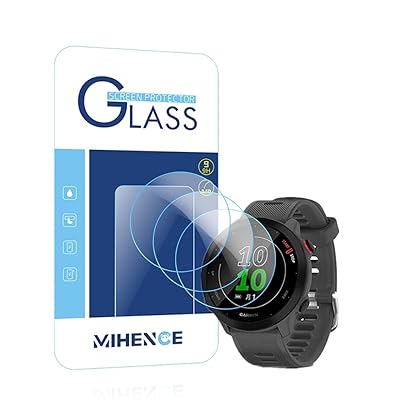 y3z Mihence Compatible with (K[~) Garmin ForeAthlete 55 یtB, 9H KXیtB Ή GARMIN (K[~) ForeAthlete 55 SmartwatchX}