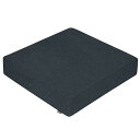 座布団 クッション 大きい スクエア 座布団 50x50cm 厚み10cm 座ぶとん クッション 分厚い フロアクッション チェアパッド 洗えるカバー 滑り止め付き 四角型 ブラック グレー