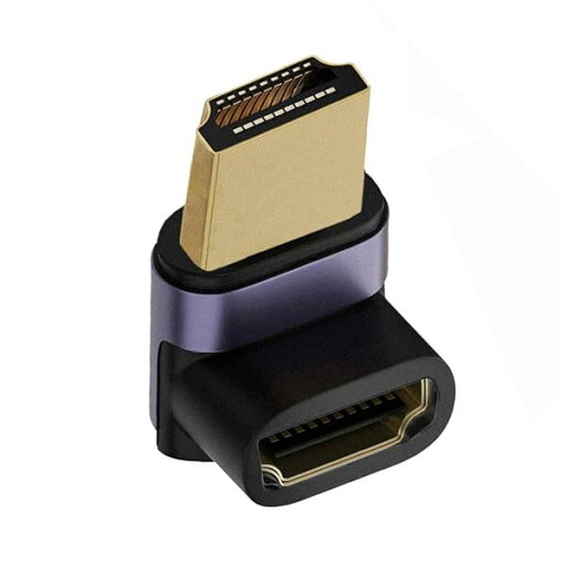 HDMI 男性 HDMI 2.1 女性垂直 90 度 UHD 延長アダプター サポート 8 K 60 hz HDTV の角度に HDMI 男性 HDMI 2.1 女性垂直 90 度 UHD 延長アダプター サポート 8 K 60 hz HDTV の角度に