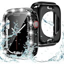 for Apple Watch ケース 360度全面防水 バンド 水泳・スポーツ専用 ガラスフィルム 一体型 apple watch 用 カバー 360フルボディ防水 アップルウォッチ ケース Apple Watch Series6/SE/5/4 4