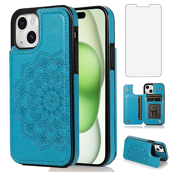 iPhone15 用ケース,iP15 iPhone 15 スマホケース 携帯ケース カバー Case PUレザー 財布型カードホルター付き収納 スタンド機能 耐衝撃 アップルアイフォン iphone いphone15 いpほね15 アイフォン15 ス