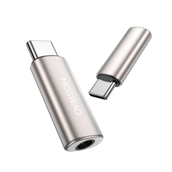 イヤホーンジャツク変換タイイプc(2個入り)、USB Type Cから3.5 mmヘッドホンオーディオアダプタ、ヘッドホン変換アダプタ音量調節/通話/音楽対応iPhone 15/16 Plus Pro Maxシリーズ、Pad、Mac、Androidな