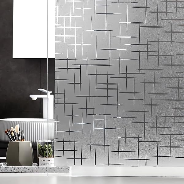 窓用フィルム めかくしシート 剥がせる 貼り直し可能 水貼り UVカット 日差し対策 窓 断熱シート 60cm*..