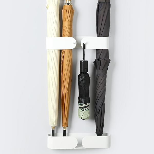 傘立て マグネット スリム アンブレラスタンド フック付き かさたて 玄関 おしゃれ人気 収納 小物収納