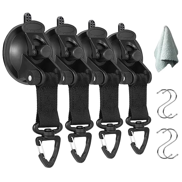 吸盤 フック 強力 吸盤 直径7cm 耐荷重 10kg 4個 ホームキャンプでもアウトドアでも繰り返し使用できます