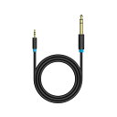 6.35mm - 3.5mm ステレオジャックケーブル、6.35mm 1/4 インチ - 3.5mm 1/8 インチ TRS ステレオオーディオケーブル、iPod ラップトップホームシアターデバイスおよびアンプ用 (1.6フィート/0.5m)