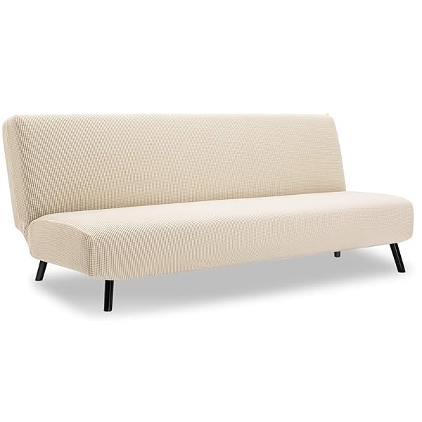 ソファーカバー 3人掛け 肘なし 無地 縦横弾力 ストレッチ フィットタイプ 肘付き 滑り止め 柔らかい ..