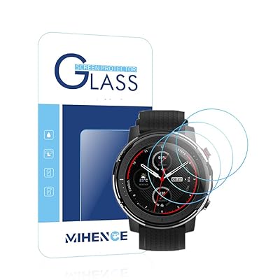 y3z Mihence Compatible with Amazfit Stratos 3 یtB, 9H KXیtB Ή Amazfit Stratos 3 SmartwatchX}[grv 2.5DEhGbW EHb`