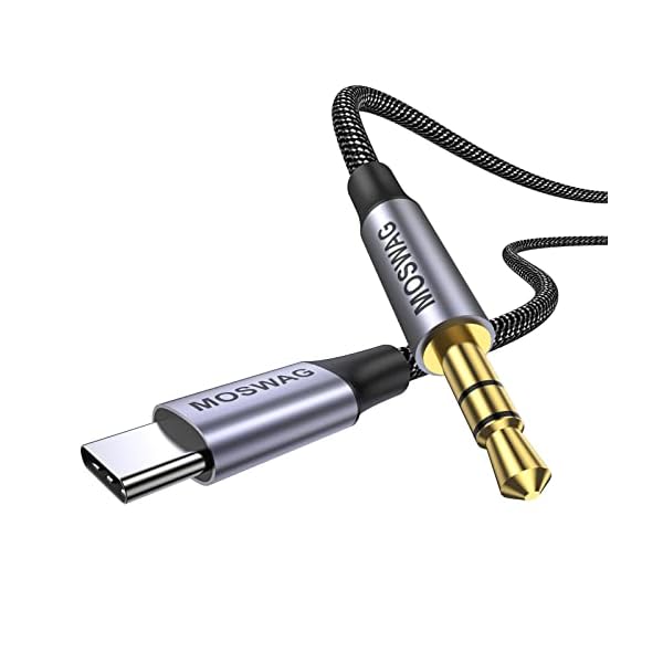 3.5 タイプC auxケーブル USB C 3.5mm変換ケーブル2m（2メートル） DAC搭載 ハイレゾ音質 USB C AUX 変換ケーブル Type C to 3.5mm オーディオケーブル ヘッドホン/iPhone 16シリーズ/車載用/P