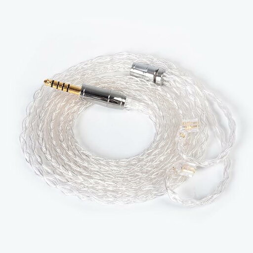 イヤモニ アップグレードケーブル 2pin QDC 4.4mm KBEAR KBX4913 純銀 8芯 ヘッドフォン 交換用ケーブル 5極 99.99%の純銀度バランス イヤホン リケーブル hi-fiオーディオ イヤフォン ケーブル VX PRO/ イヤモニ アップグレードケーブル 2pin QDC 4.4mm KBEAR KBX4913 純銀 8芯 ヘッドフォン 交換用ケーブル 5極 99.99%の純銀度バランス イヤホン リケーブル hi-fiオーディオ イヤフォン ケーブル VX PRO/