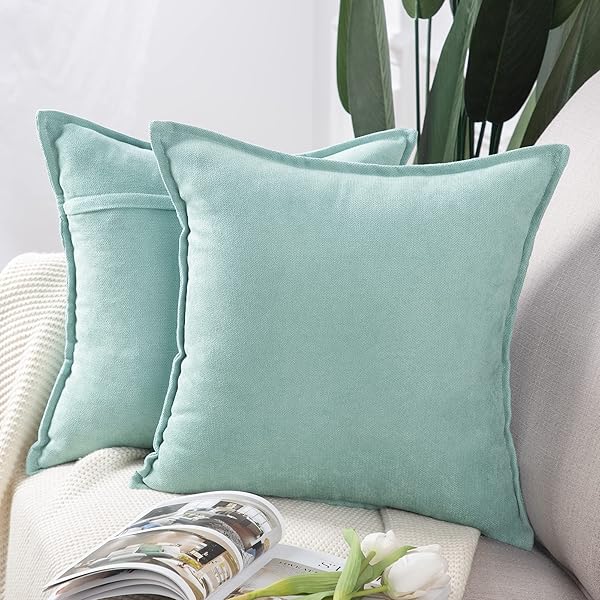 クッションカバー 肌触り良い シェニール シンプル 無地 北欧 おしゃれ ソファ背当て 装飾枕カバー 座..